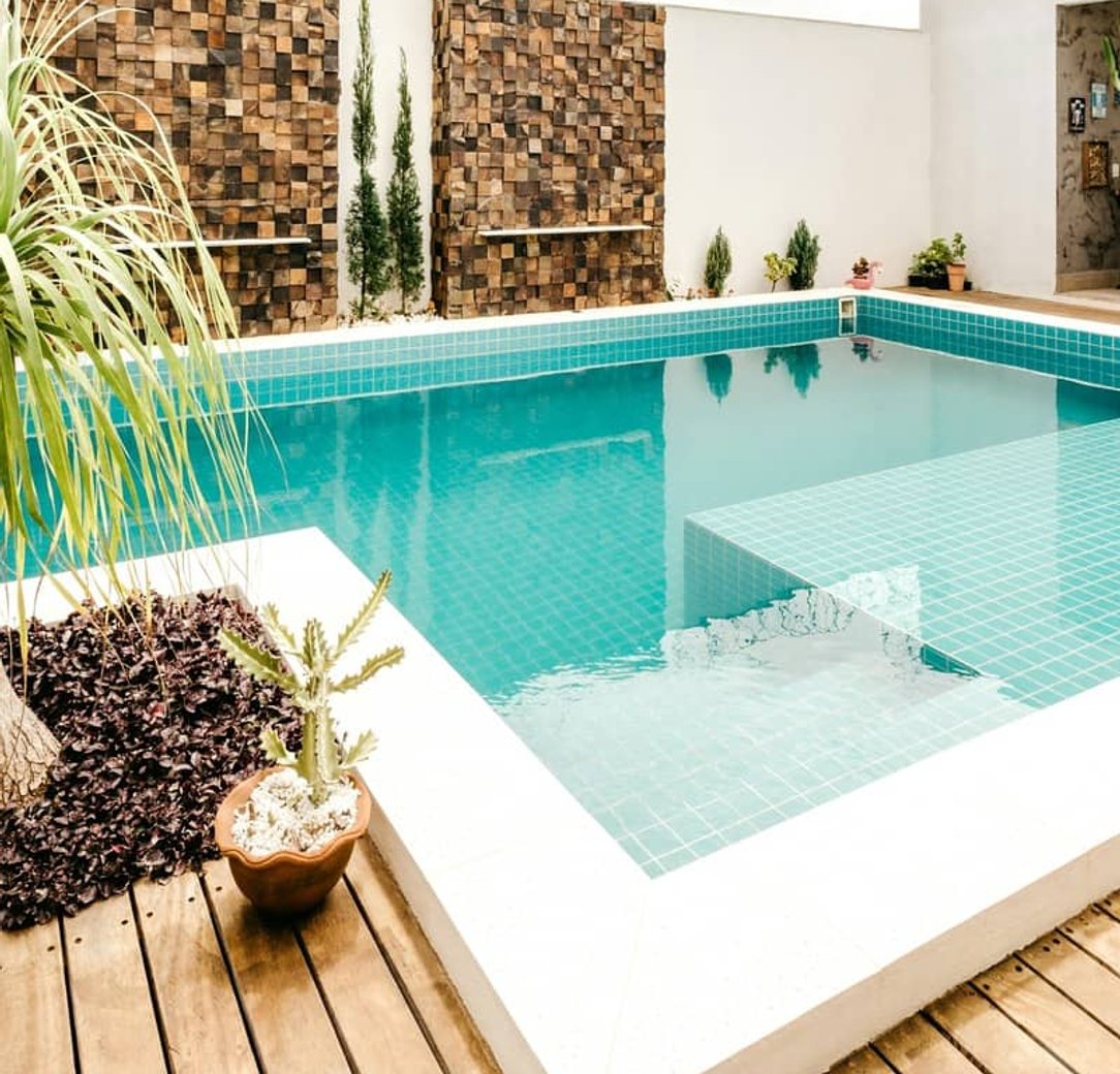 Immaculate pool ready for a property open home